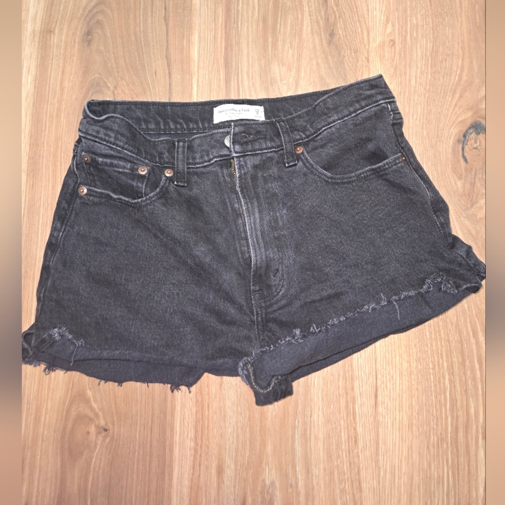 Abercrombie & Fitch Dark Gray Jean Shorts